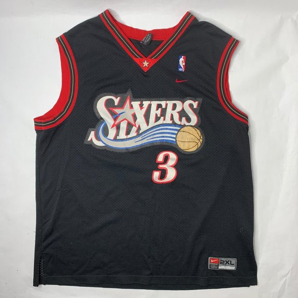 Nike Other - VTG Allen Iverson 76ers Nike Basketball Jersey 2XL